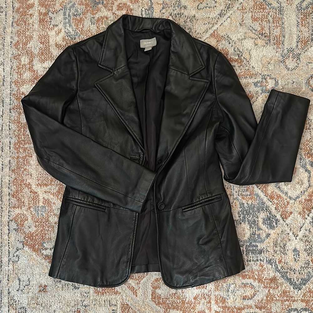 Old Navy Black Blazer Modern Business Casual